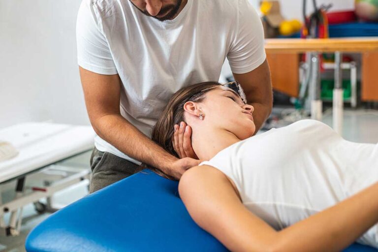 Chiropractic photo from Adobe Stock
